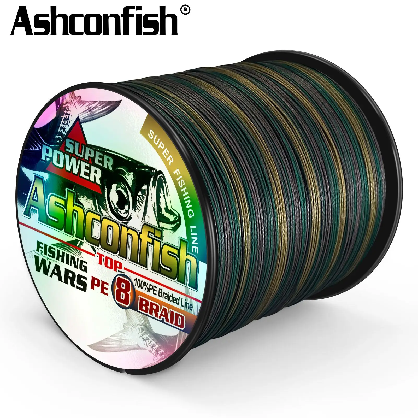 Ashconfish 2000M 8 Strands Braided Fishing Line 8 thread cord fishing rope Braid PE Multifilament Fishing Line Winter 6-300LB fishing line