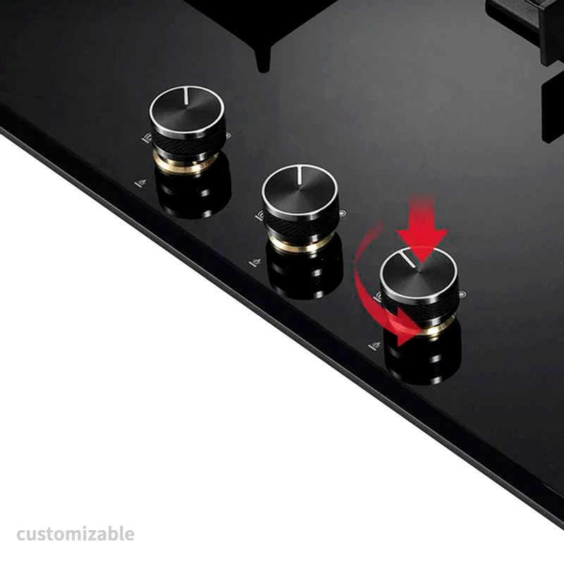 New Kitchen Appliance Reinforced Glass Gas Stove LPG Smart Cooker With 3 Burners For Home Or Commercial Use