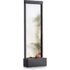 Fast Shipping.home.Mirror Waterfall Fountain with Stones and Lights -Outdoor Decor for Office, Living Room, Patio, Entryway - 72 1