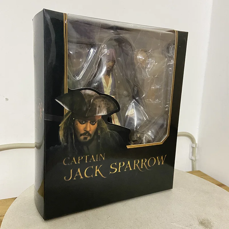Santa Jack フィギュア コフィン型ボックス付き SHFiguats Pirates of the Caribbean Captain Jack Sparrow