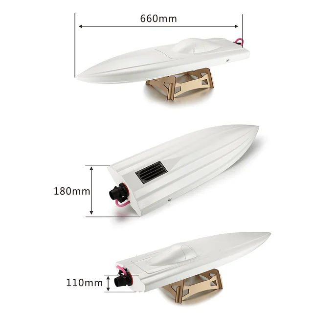 TFL 1151 Jet Boat Buitl-in 24mm Jet Drive Power System  Fiberglass RC Electric Boat 4