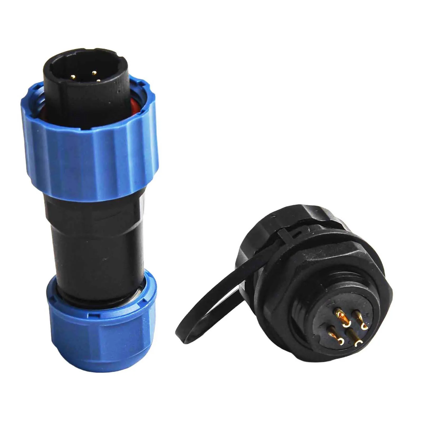 SP16 Series Waterproof Socket Connector Available in 2 3 4 5 7 and 9 Pin Configurations for Secure Connections
