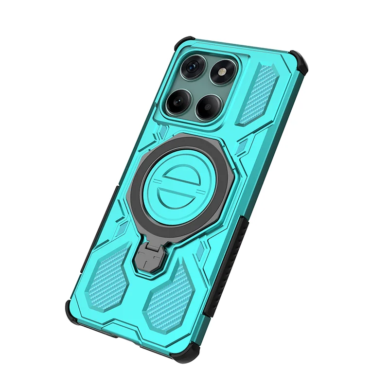 Airbag Anti-Drop Protective Case with Rotatable Magnetic Ring Holder