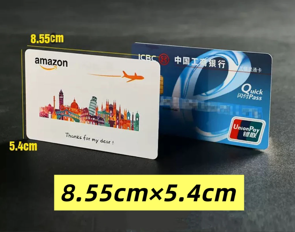 맞춤형 PVC 명함 플라스틱 방수 카드 감사 카드 광택/무광/반투명 옵션 개인 맞춤형 명함 인쇄