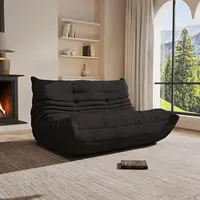 Bean Bag Chair, Oversized Loveseat Fireside Chair for Adults, 2 Seater with Memory Foam Filled, Lazy Sofa Lounge, Customized