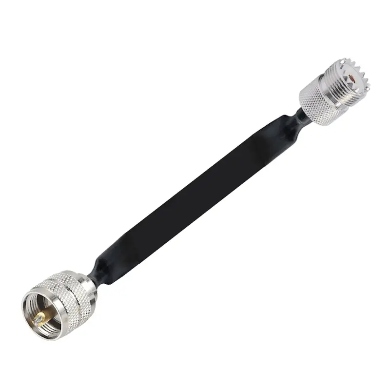 Window/Door Pass Through Flat RF Coaxial Cable SO239 UHF Female to UHF Female Male  PL259 50 Ohm RF Coax Pigtail Extension Cord - Image 8