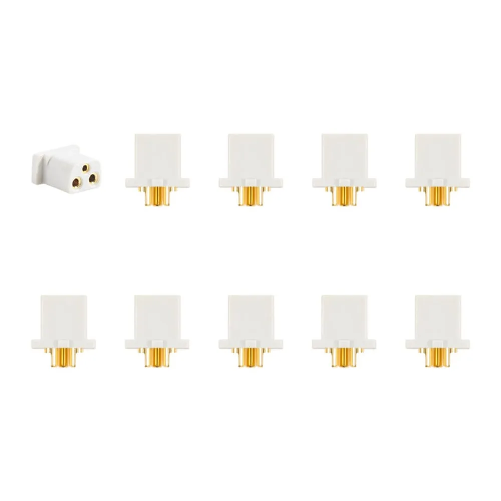 Vue d'ensemble du lot de 5 connecteurs batterie drone BT3.0 2S mâles et femelles XH2.54