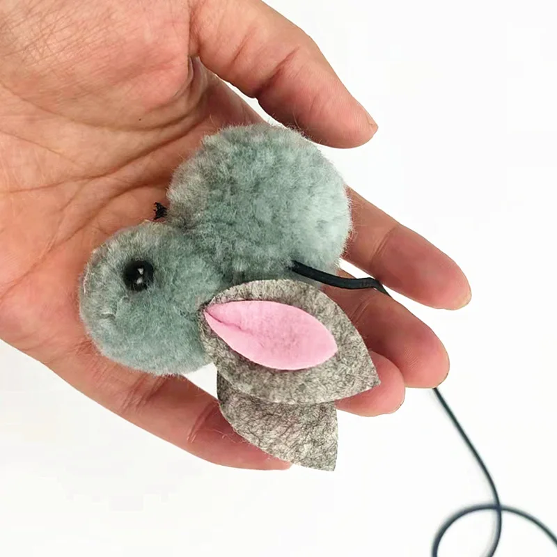 Cat Interactive Plush Mouse Toy