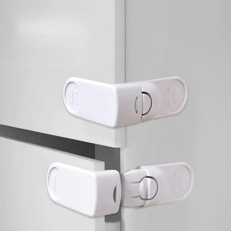 Safety Drawer Lock 2-8Pcs Security Protection Anti-Pinching Hand Cabinet Drawer Lockers Baby Safety Accessories Buckle for Child