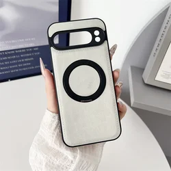 Premium Magnetic Leather Rotating Bracket Case Cover - Google Pixel 5a 5G (WH)
