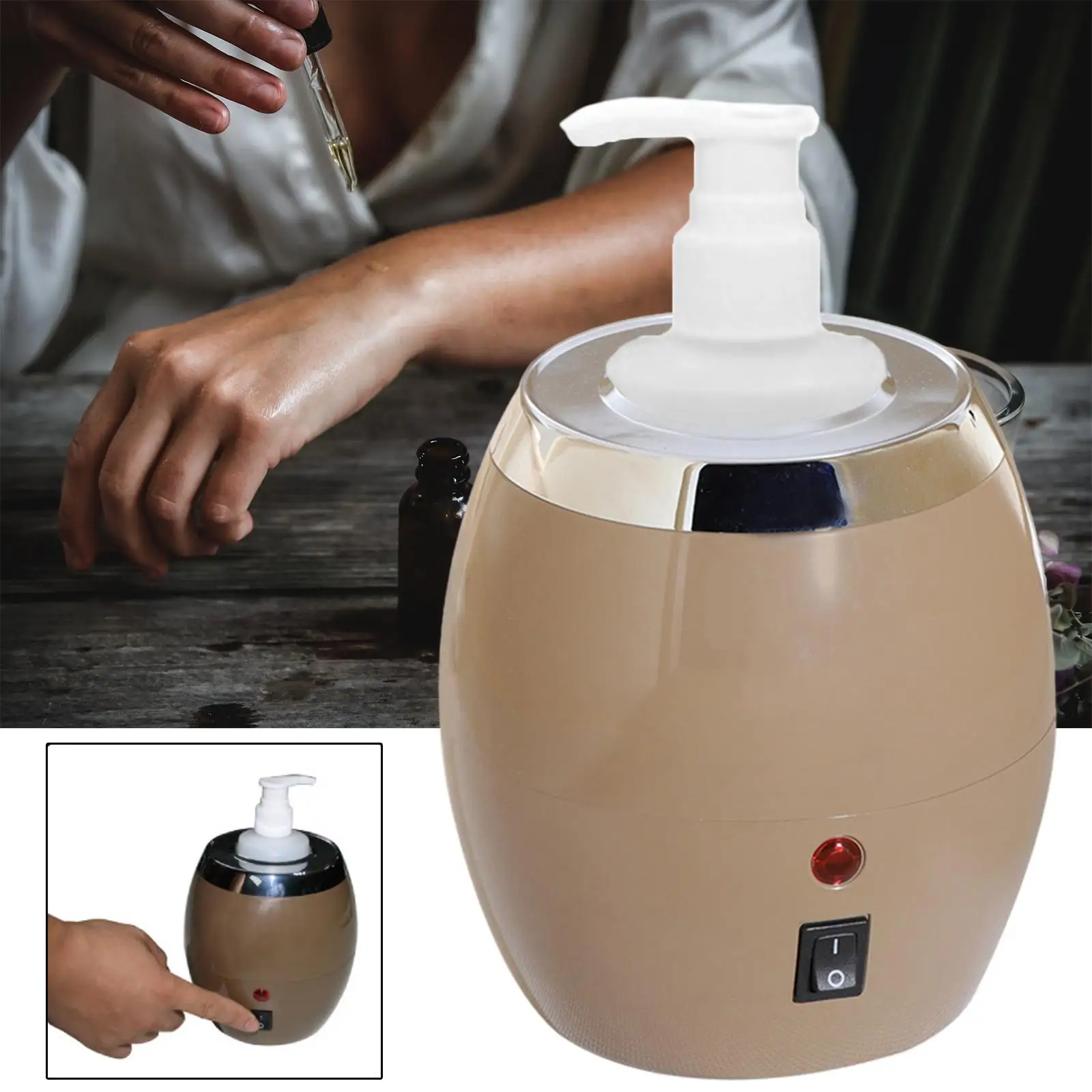 MASTER MASSAGE 3 BOTTLE OIL, LOTION, CREAM WARMER SALON SPA