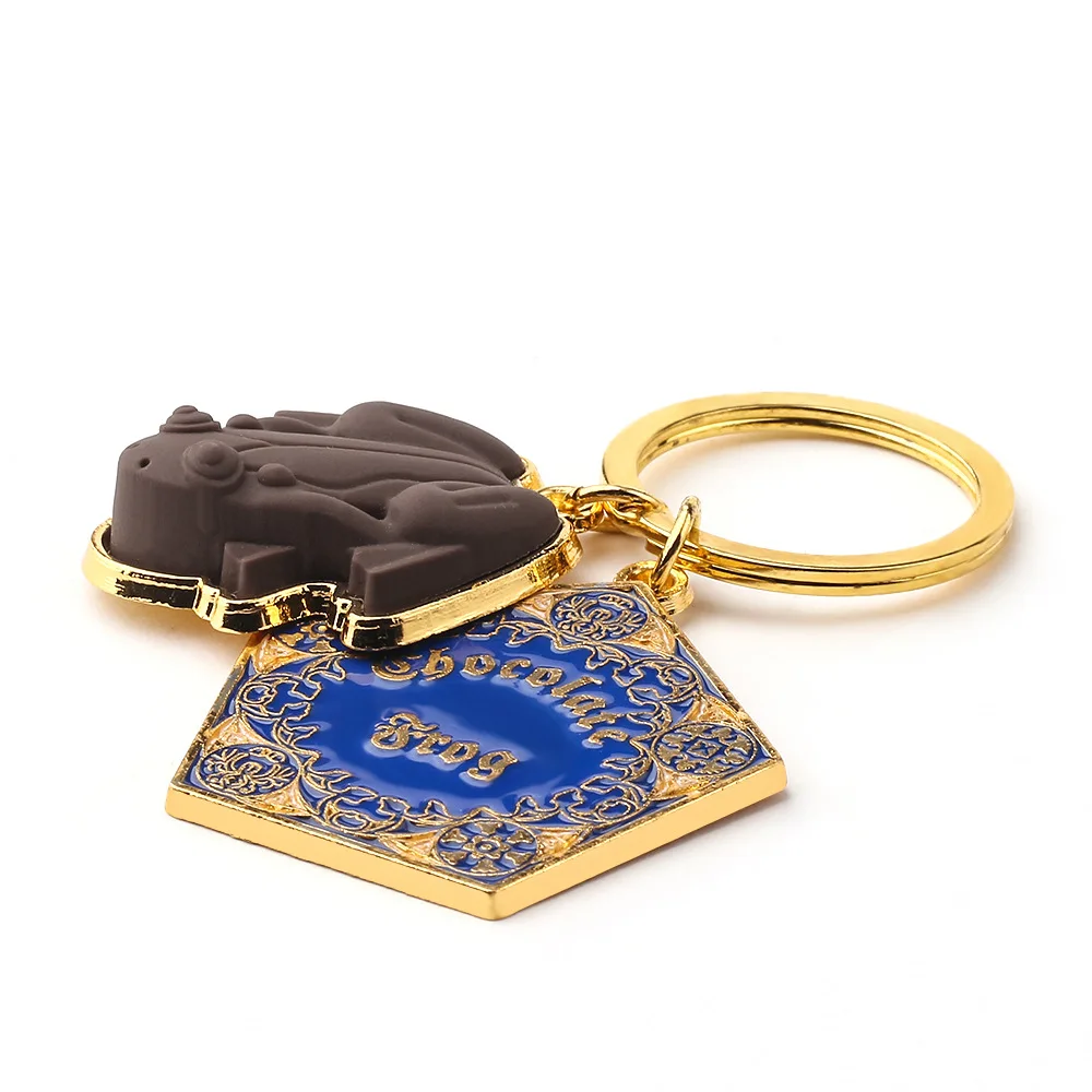 Harry Potter Chocolate Frog Pendant V2 Metal Keychain Key Ring Bag Clip save money with deals