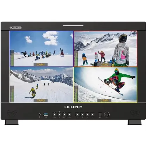 Lilliput Q18 17.3 inch Professional Production Studio Monitor 12G-SDI/4KH DMI Signal 3840X2160 3D-LUT 400nits Broadcast Quality