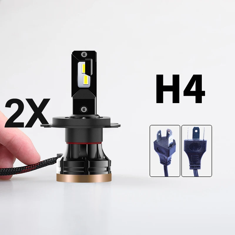 2x 6000K LED Headlight Bulbs H7 24V - For Man, Daf, Scania, Volvo Trucks