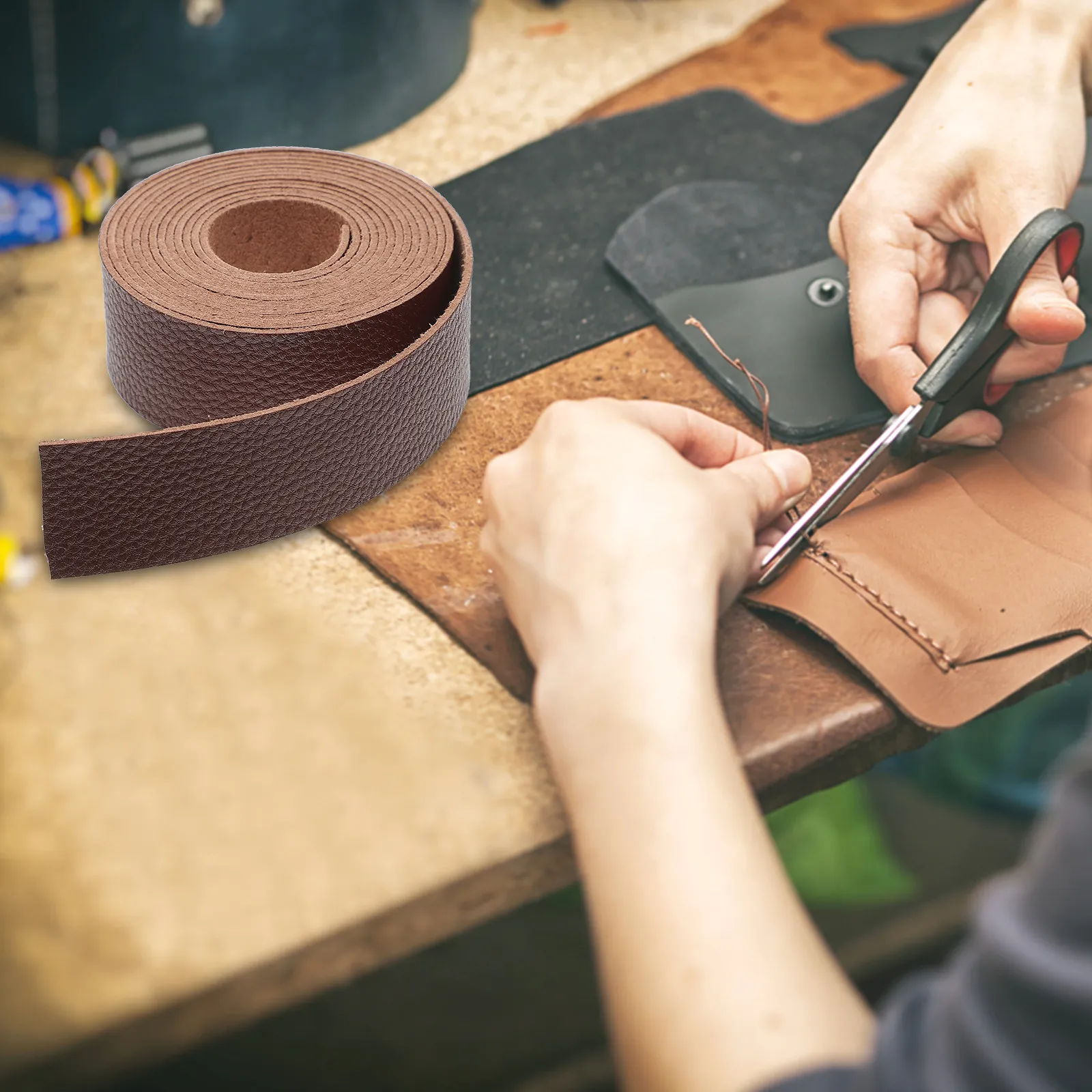 1 롤 스트랩 DIY 공예 스트립 재료 아트 워크샵 가방 어깨끈 애완 동물 목걸이 DIY 가방 재료
