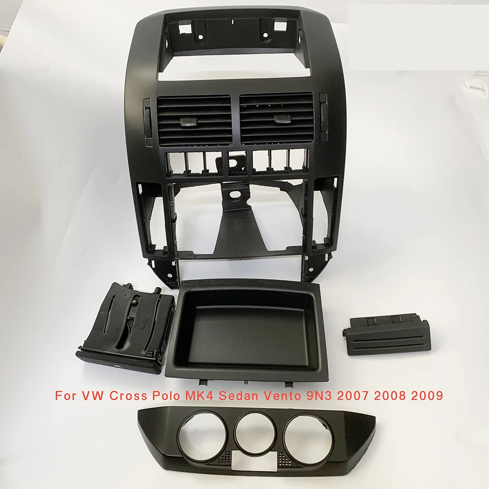 Kit Di Cruscotto Custom-Made Air Vent Central Console Panel Cover Air Vent Card Slot Cup Holder Debis Box Per Vw Polo 9N Polo