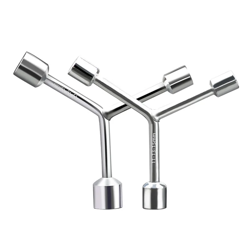 Multi-function Hand Tools of Y Type Universal Socket Wrench Different Size Socket Wrench Remove The Tires Wrench Car Repair Tool