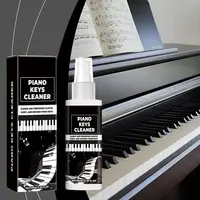 Piano Cleaner High Gloss Piano Keys Keyboard Cleaner Spray Cleaning Supplies 100ml Solution For Musical Instruments Clean Polish 2