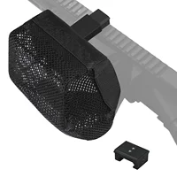 MAGORUI Quick Release Shell Catcher with Detachable Picatinny Heat Resistant Thickened Brass Catcher Nylon Mesh for Rifle 1