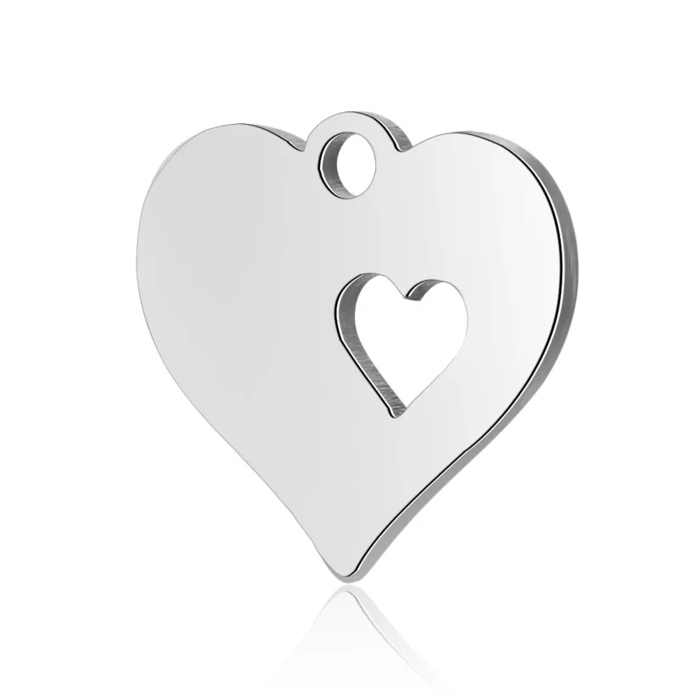 Stainless Steel Charms Pet Cat Charm Animal Charms Metal Charm Jewelry Charms 5pcs/lot 316 Stainless Steel Dog Paw Cat Animal Charm Sun Om Connector Yoga Lotus Heart DIY Charms for Jewelry Making
