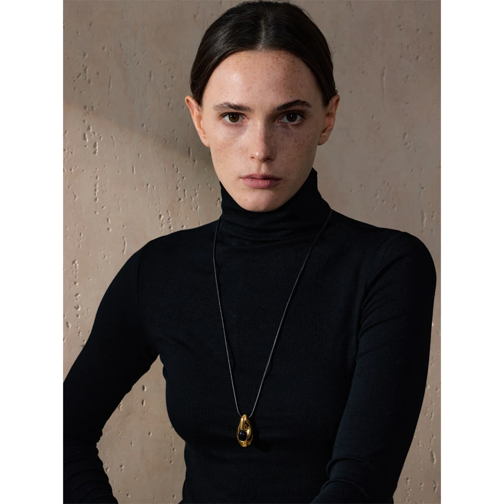 Yhpup Stainless Steel Necklace for Women