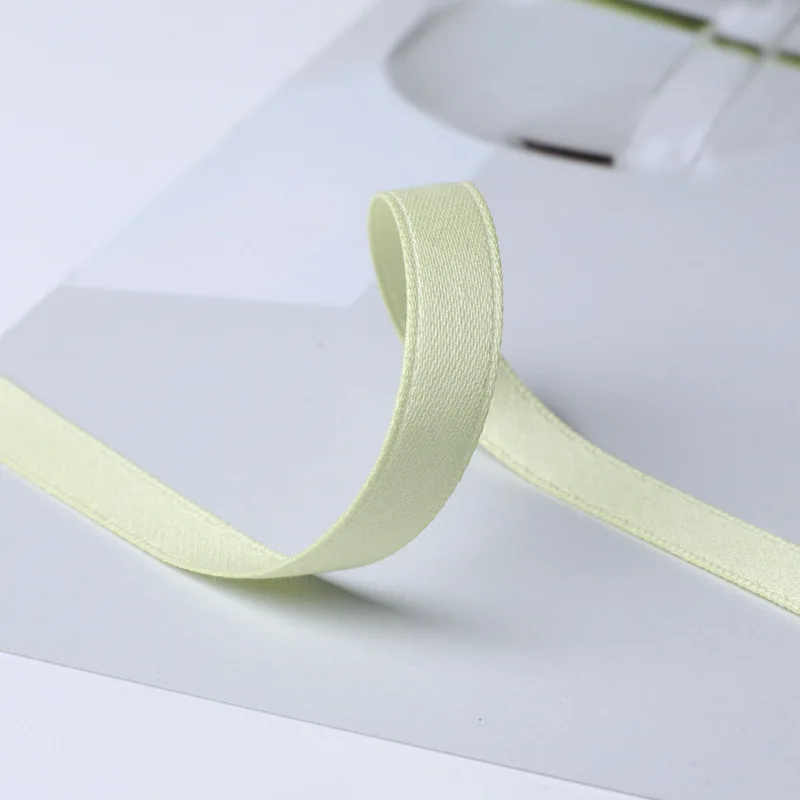 3mm/6mm Thin Ribbon Double Sided Polyester 5 Meters Handmade Hair
