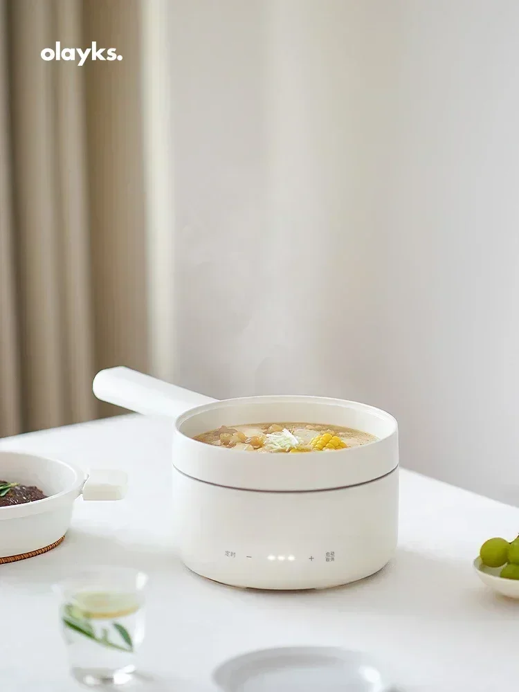 Split Electric Cooking Pot Multifunctional Household Electric Pot For Boiling Soaked Noodles Electric Stir Fryer 220V hotpot 2