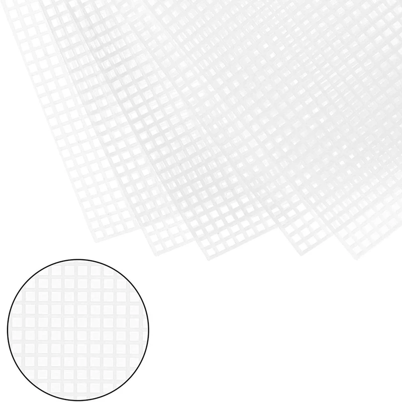 10PCS Mesh Plastic Canvas Sheets 19.6x13 Inch for Embroidery Crafting,  Acrylic Yarn Crafting, Knit and Crochet Projects - AliExpress