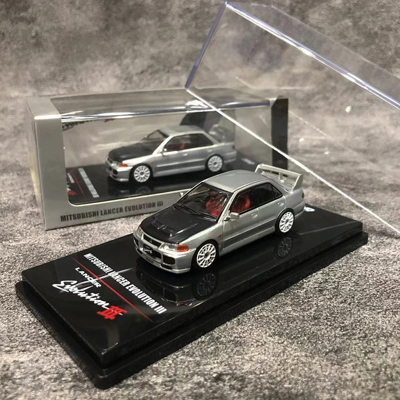 

INNO 1:64 EVO III Alloy Die-Cast Vehicle Model Car - Carbon Silver