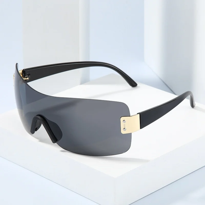 Funky Junque Lentes De Sol Espejados Para Hombres Y Mujeres, Reflectantes, De Moda, Para Playa, Imprescindibles, De Diseñador, Con Protección UV, Dorado, Talla única