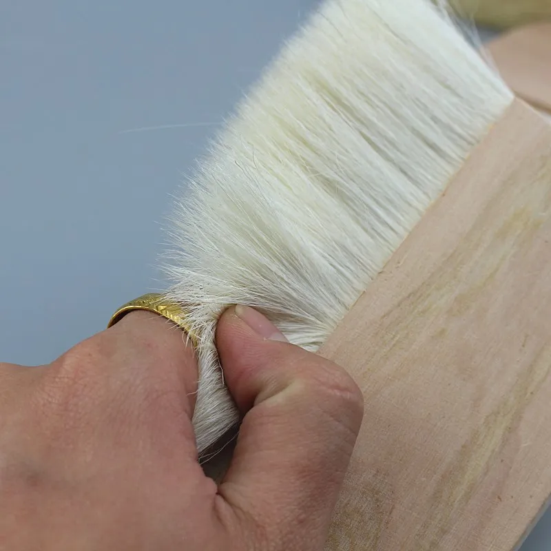 Large Brush Wall Paint Bristles Row Brushes Art Pen Wooden Cleaning Acrylic Paint Art Supplies 3