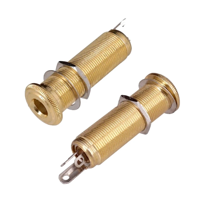 

1Pc Guitar Bass Cylinder Threaded Guitar Output Plug Socket Replacements