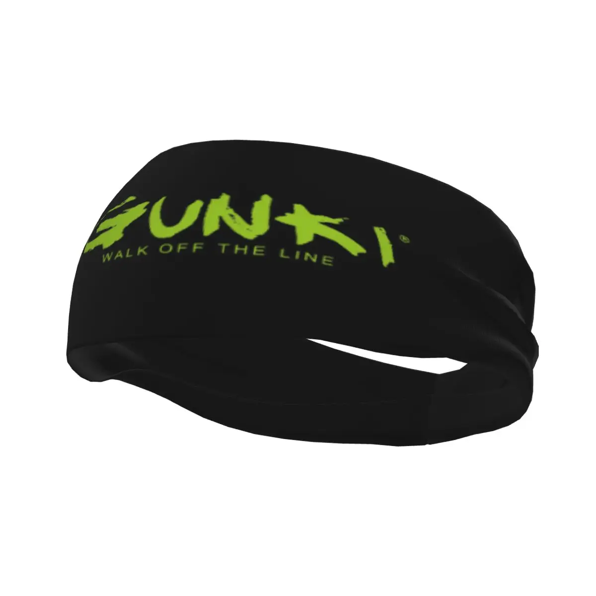 

Gunki Logo Angling Skull Fishing Women Sweatband Sweat Headband Stretch Fitness Sports Yoga Hair band Gunki Headwrap