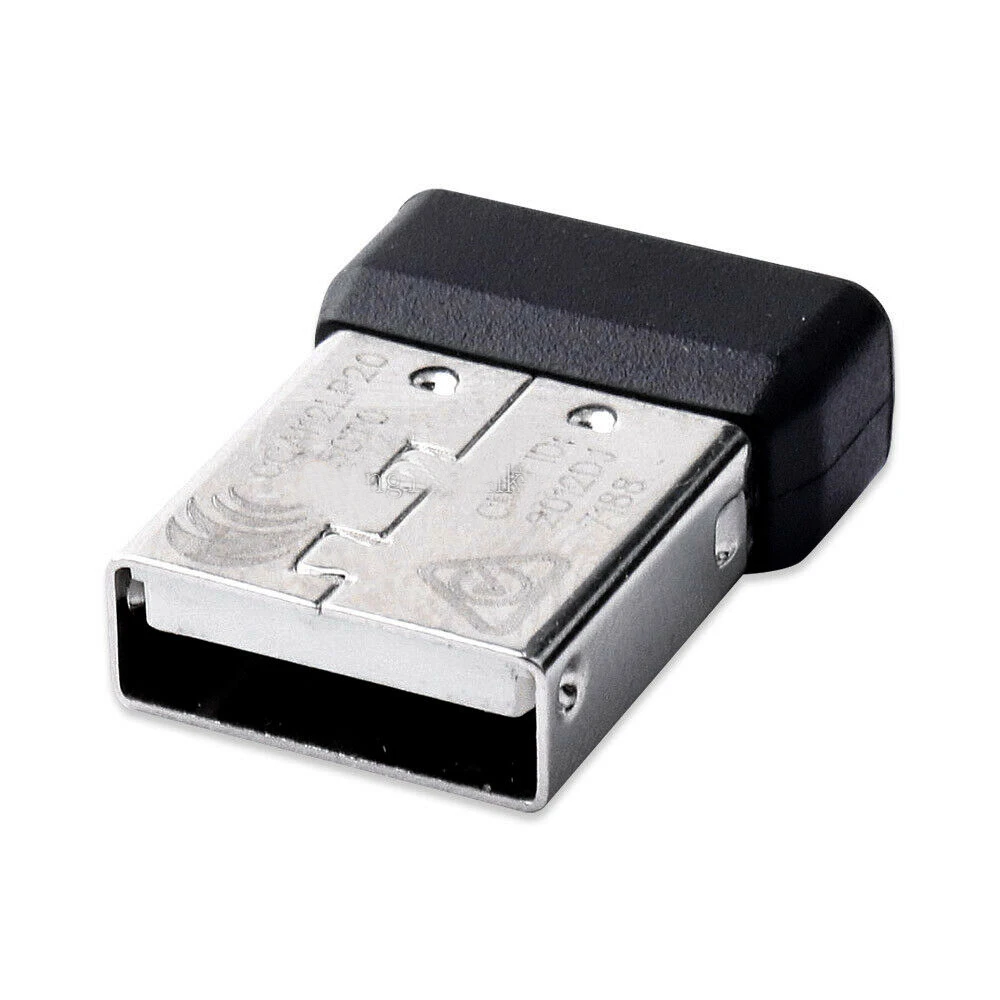 Logitech MK220 MK235 MK240 MK250 나노 무선 마우스 키보드 콤보 액세서리 용 미니 USB 수신기 검정색 USB 수신기 교체