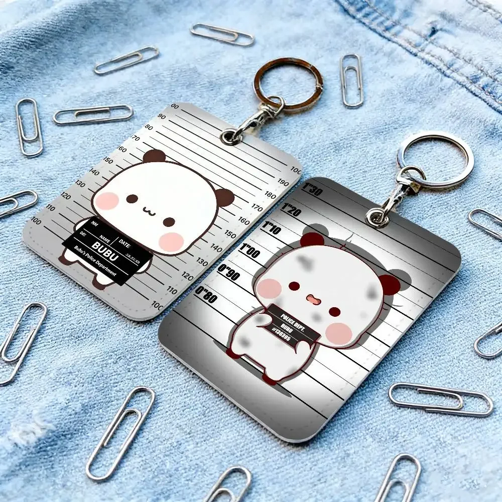 Charming Bubu Card Holder with Keychain - Protective Case
