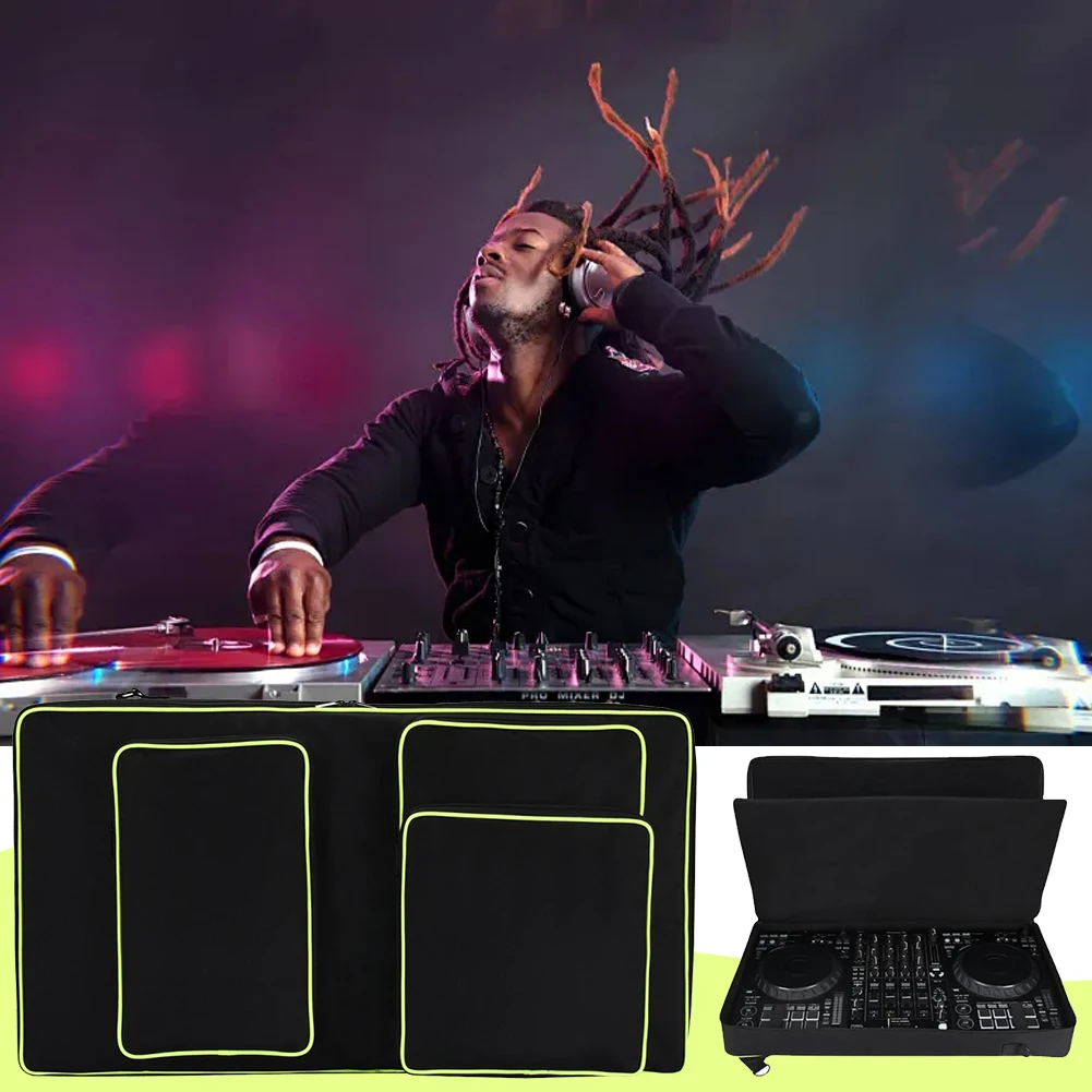 Borsa da trasporto antiurto morbida da viaggio, custodia antigraffio per controller DJ con tracolla regolabile per Pioneer DJ DDJ-FLX10 - immagine 4