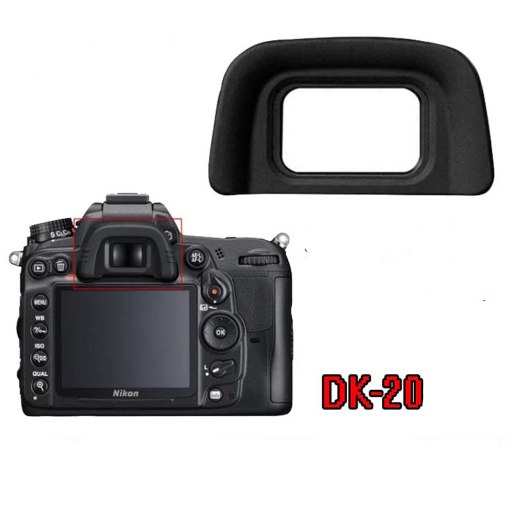 Dk-20 Dk20 Gomma Eye Cup Eyecup Per N-Ikon D5200 D3100 D5100 D3000 D70 D60 D50 Slr Camera Kit Accessori