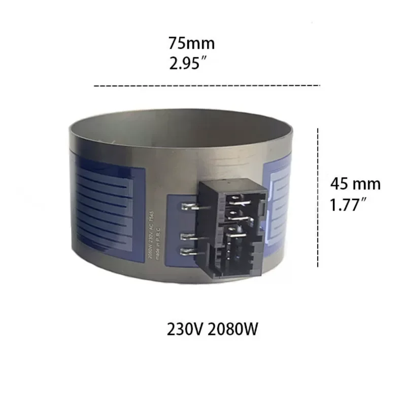 Dishwasher Heating Ring Dishwasher Heating Cycle Thick Film 2080W 230V for Siemens/Bosch