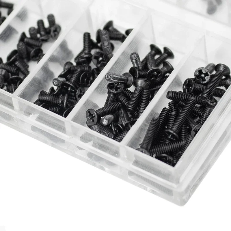 500PCS 18Size Laptop Notebook Tiny Computer Ersatz Elektronische Schrauben Sortiment Reparatur Kit Flachkopf Mini Schrauben Set – Detail 5