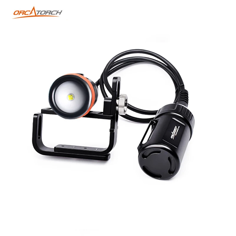 OrcaTorch D620V Scuba Diving Video Light LED 2700 Lumen 120° Wide Beam