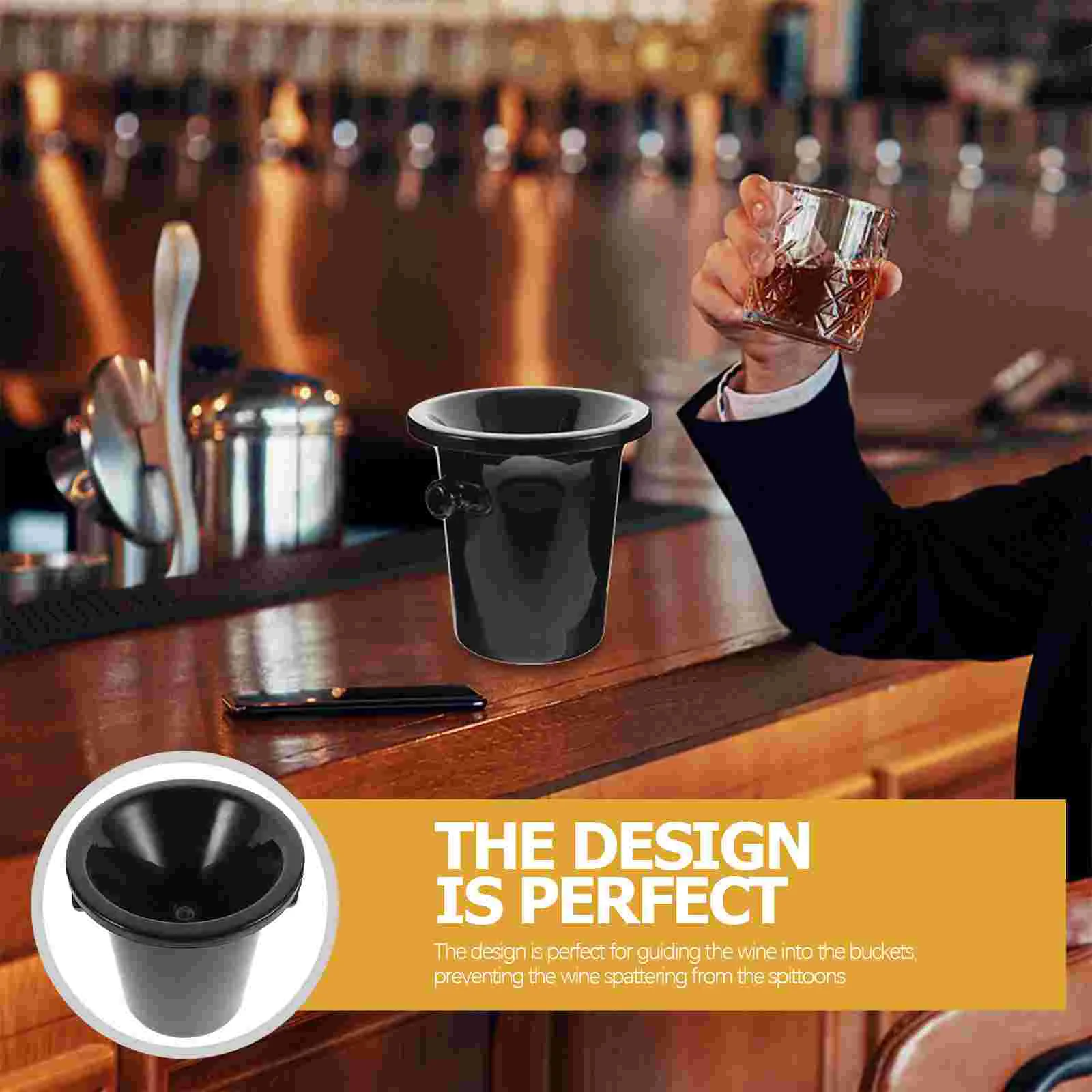 

Wine Tasting Spittoon 4Pcs Wine Tasting Dump Bucket Bucket Spit Barrels Cold Wine Barrels Ice Bucket Tasting Spit Cup Beverage