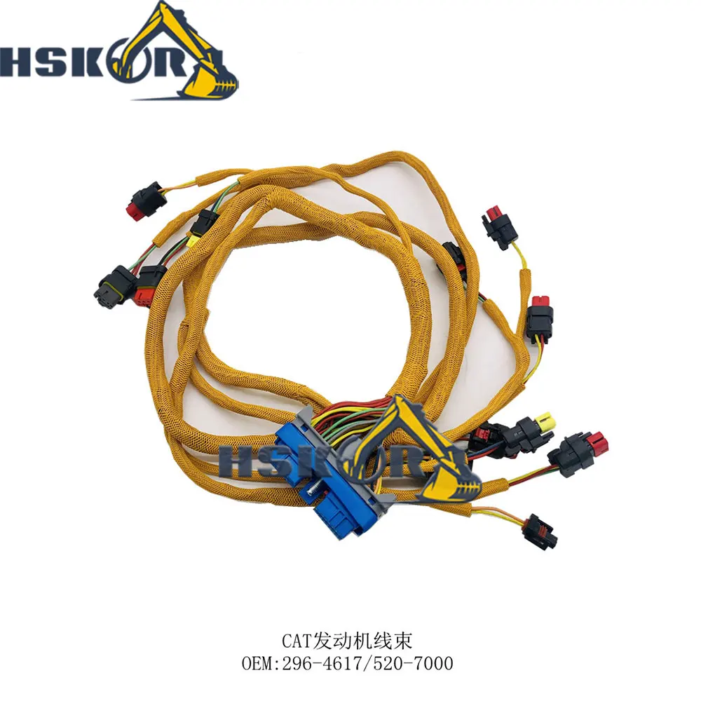 Engine Wire Harness 296‑4617 520‑7000 for CAT 320D 323D