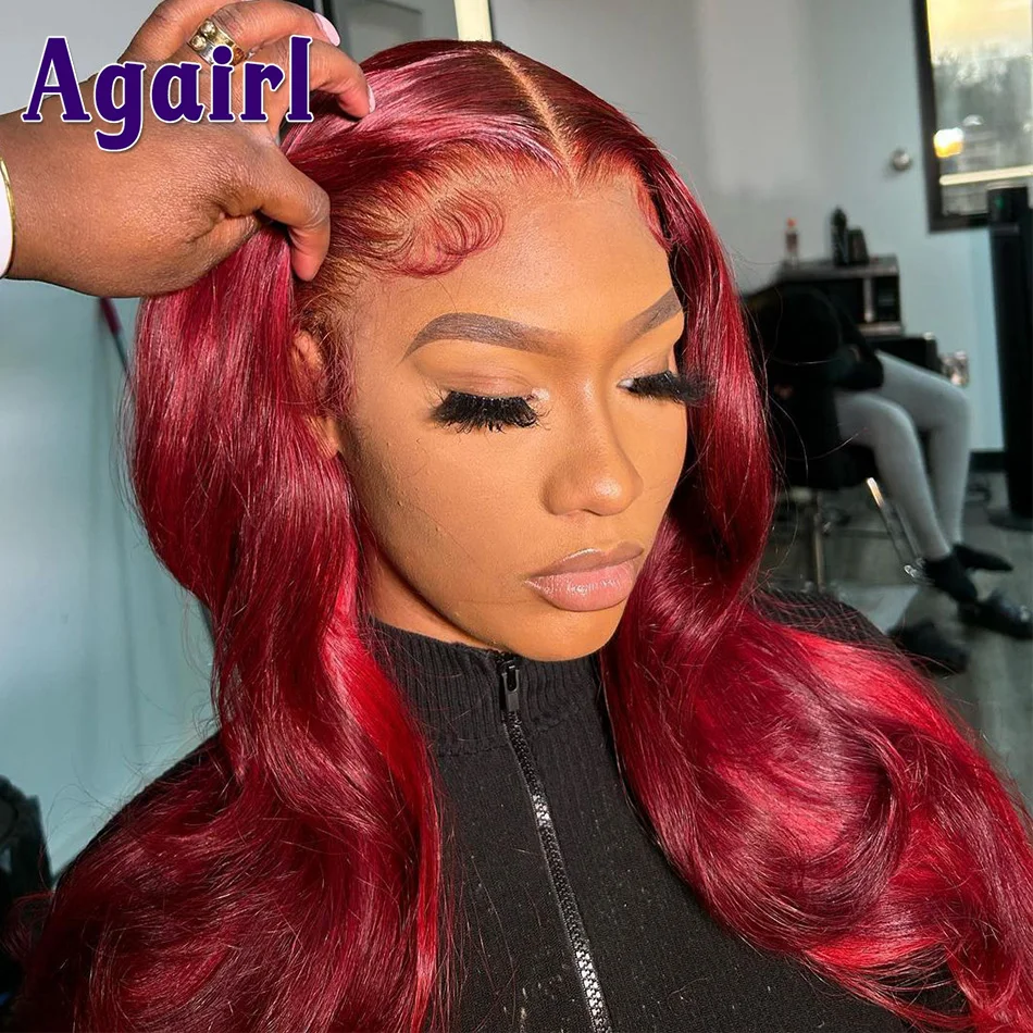 Cherry Red Hair Ombre