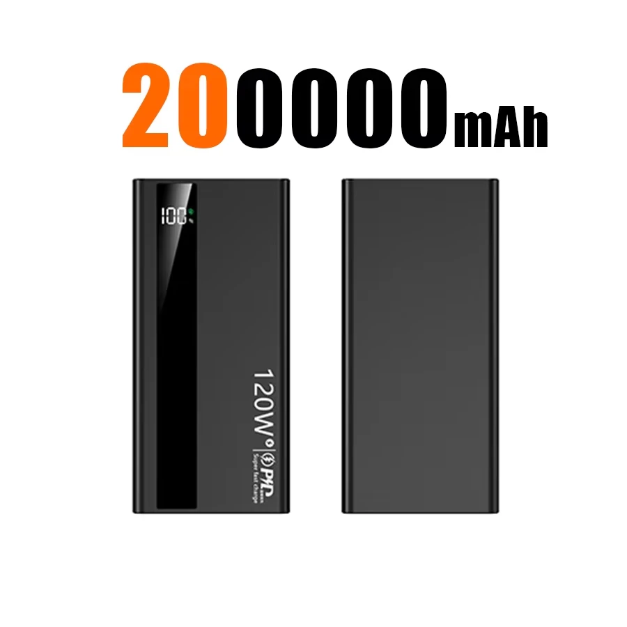 Black 200000mAh