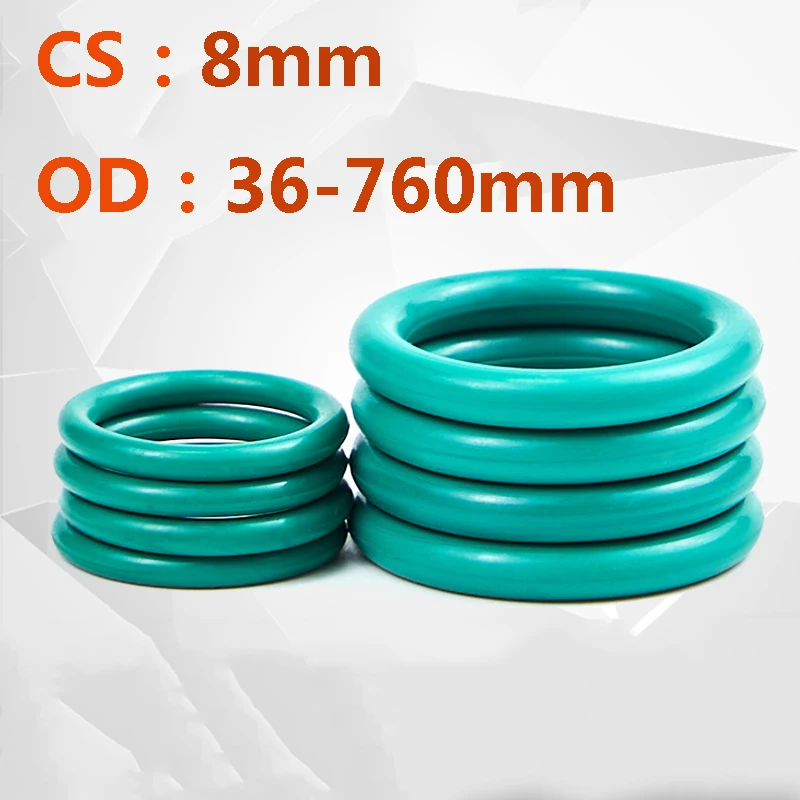 CS 8mm FKM Fluororubber ORing Sealing Ring Wire Diameter 8mm OD 36mm