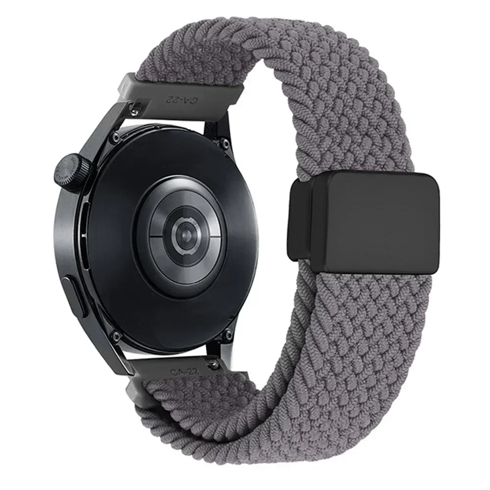 Nylon Braided Magnetic Buckle Sports Watch Strap Replacement