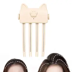 Portable Non - Slip Heat Resistant Hair Volume Clip (White)