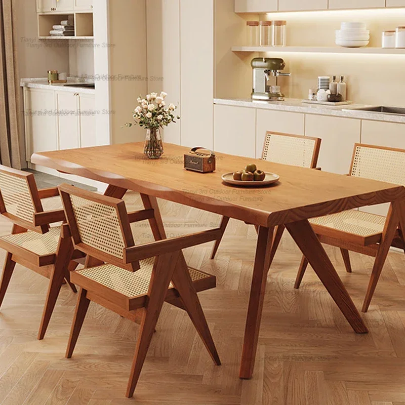 Nordic Coffee Dining Tables Wooden Office Dinette Wooden Dining Tables Kitchen Living Room Home Furniture Table Basse LLDT