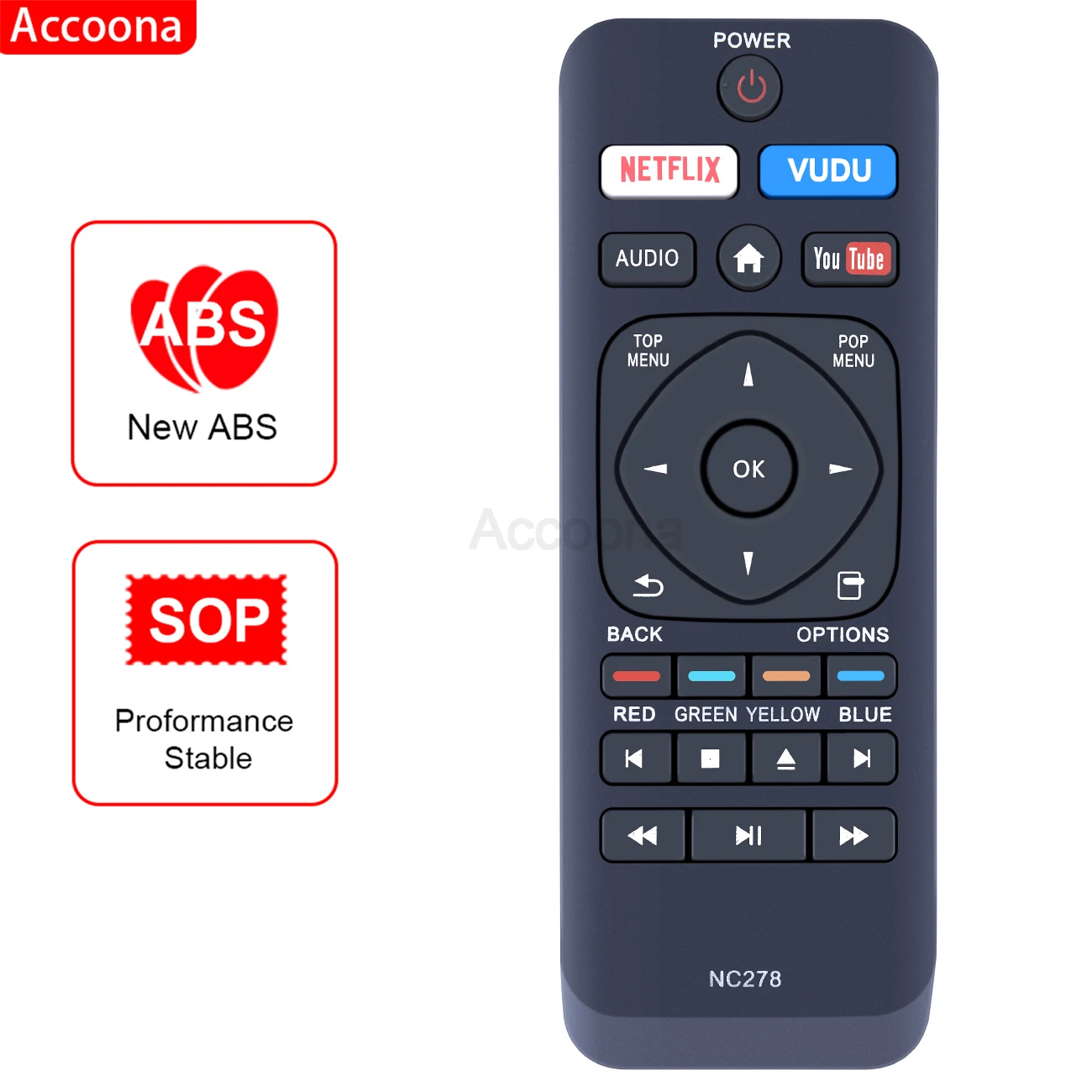 Telecomando Nc278 Per Philips Blu-Ray Cd Lettore Dvd Home Theater Nc278Ul Bdp2501/F7A /F7A /F8/F7C1 Controller