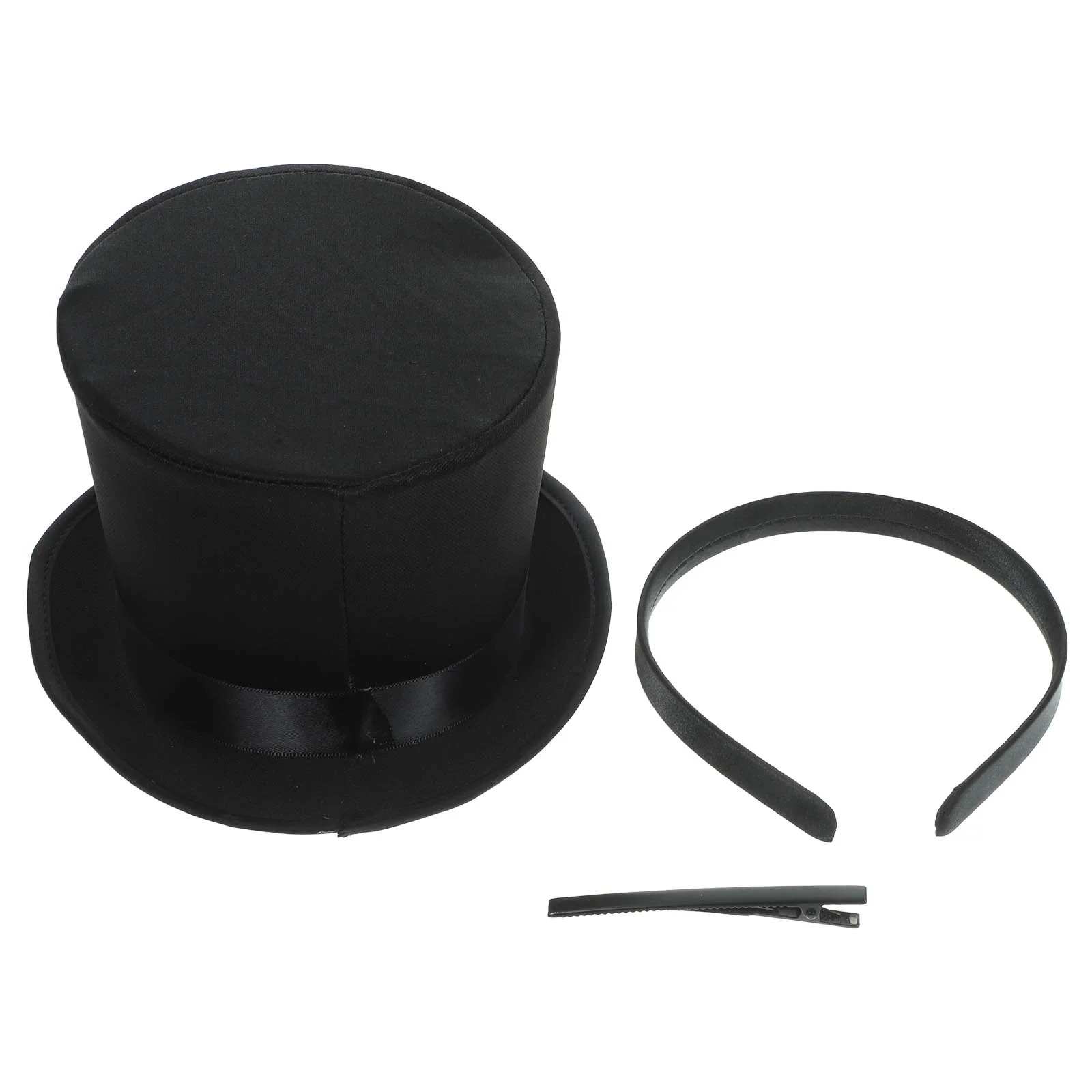 The Outfit Banquet Hat Party Prom Hair Accessories Headband (black) Tea for Women Fascinator Headpiece Cap Fascinators Miss 4